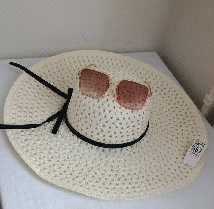 Chapeau + lunettes de soleil été - photo numéro 2