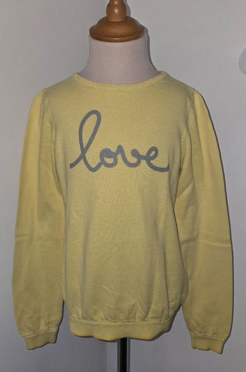 Pull Love Vertbaudet 12 ans