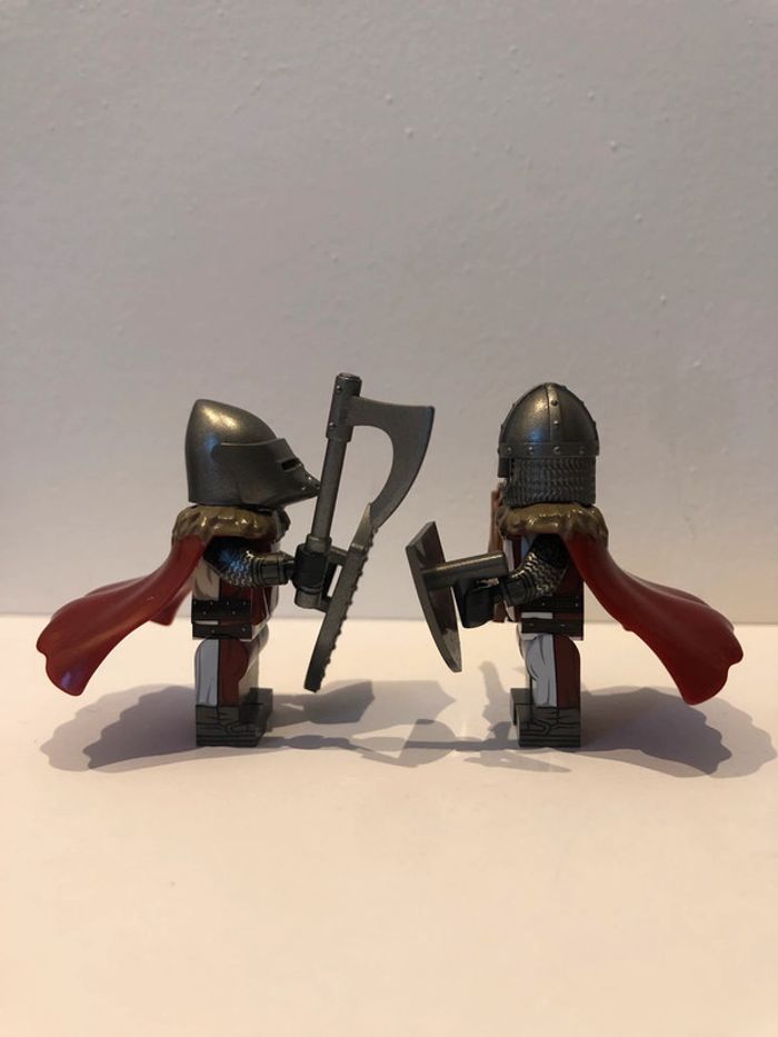 Figurine type lego 4 soldats templiers. Templiers - photo numéro 4