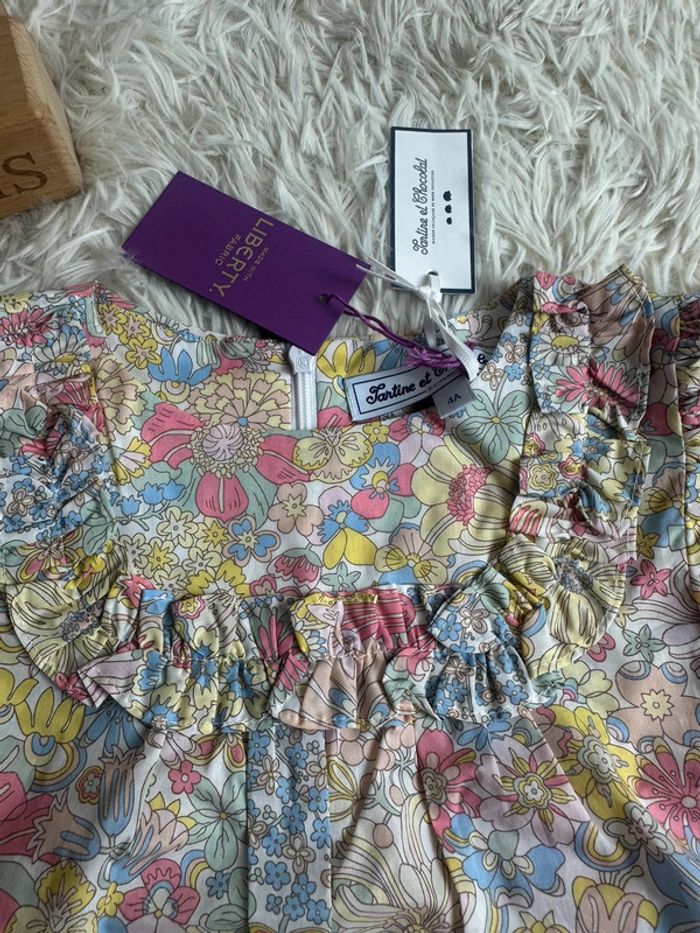 Blouse romantique tartine et chocolat taille 4 ans - photo numéro 3