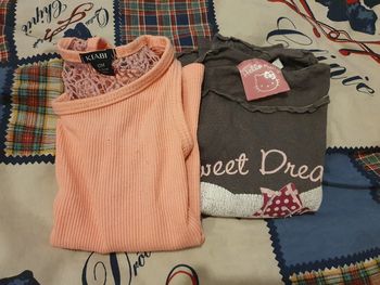 🌸2 tee-shirt fille 12 mois