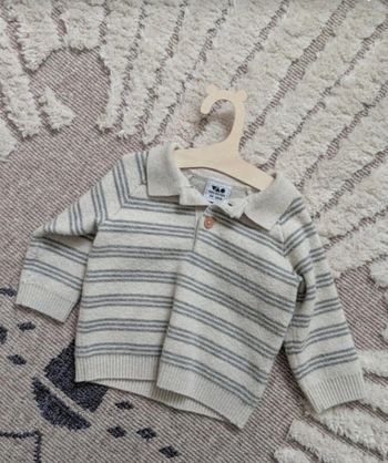 Pull a rayures tape a l'oeil 68cms