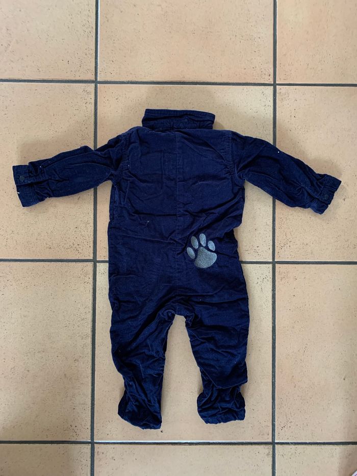 Combinaison velours 9 mois - photo numéro 2