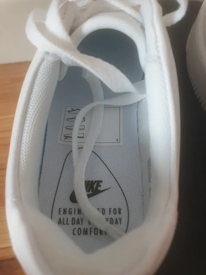 Nike Air Force 1 Sage "full white"(38.5) - photo numéro 5