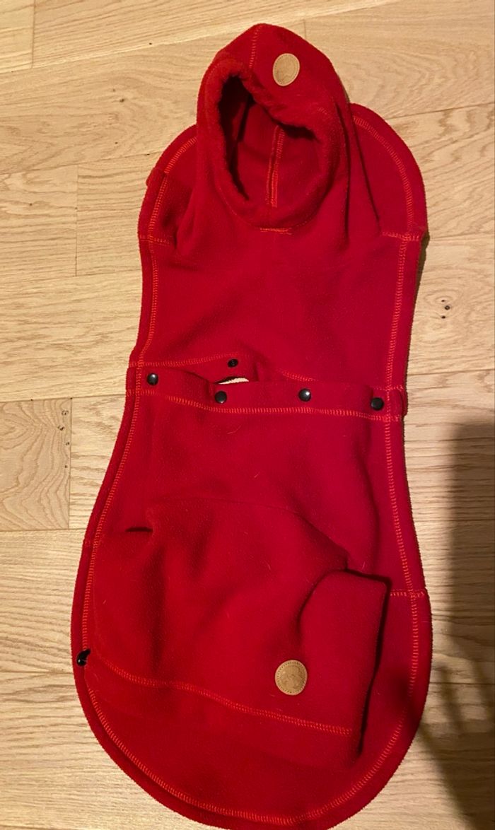 Cache-col pour deux Lennylamb – Polaire rouge