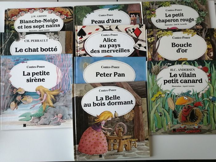lot de 10 livres de contes - photo numéro 1