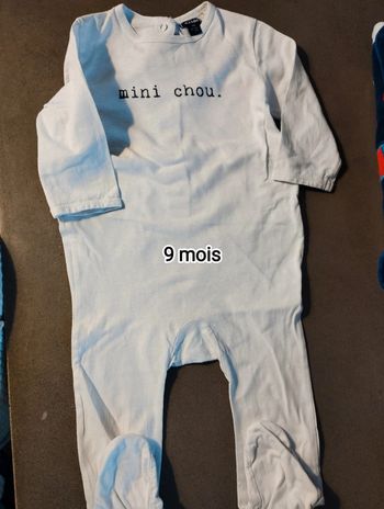 Pyjama fin Kiabi 9 mois