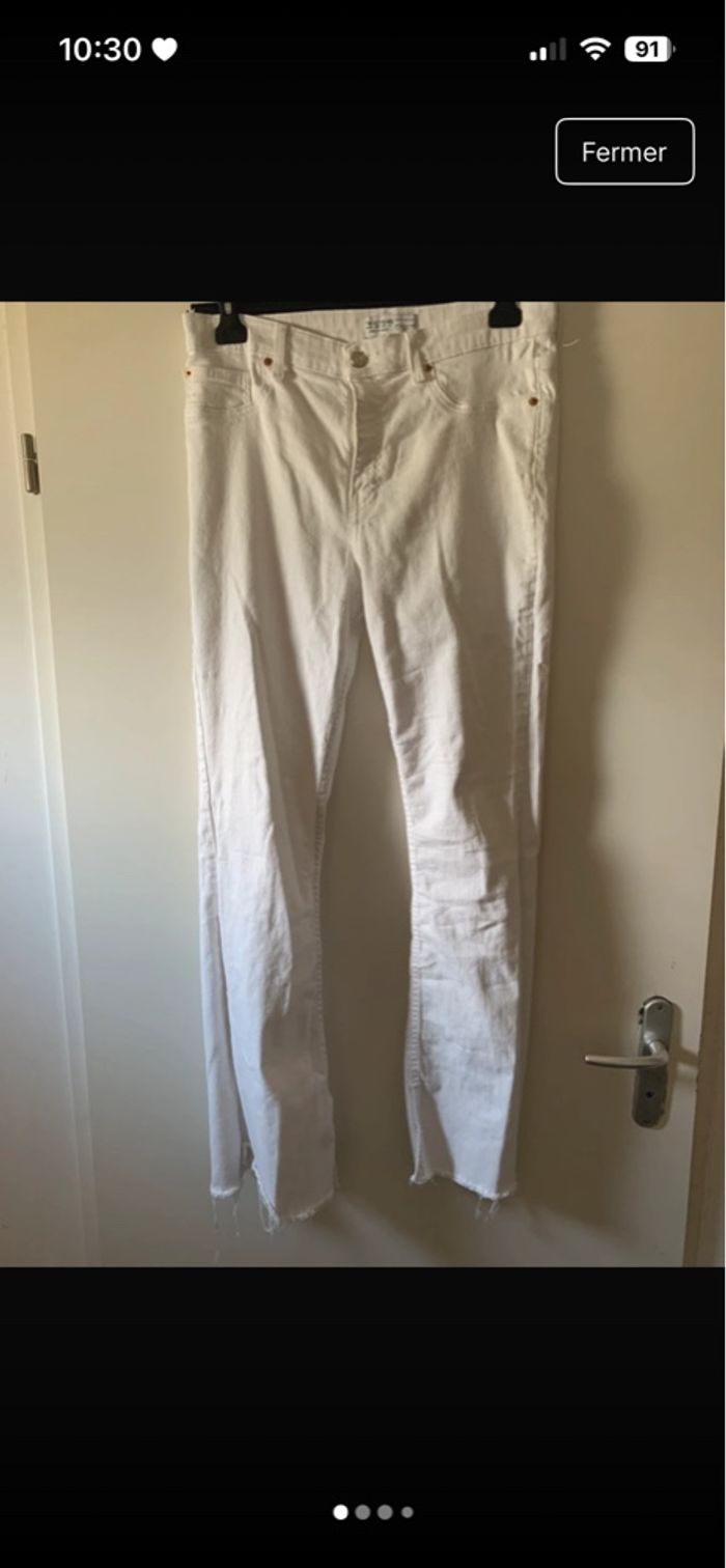Jean blanc bon état