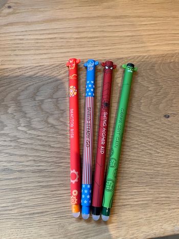 Stylos effaçables Marvel