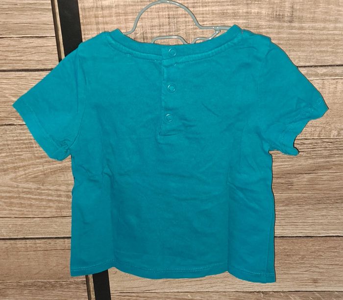 Tee-shirt bleu Du Pareil au Même 12 mois - photo numéro 4