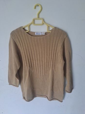 Pull Marron Beige Women's Sélection Taille 42/44