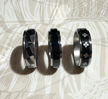 Bague homme anti stress