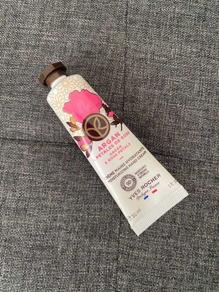 Crème Mains Argan & Pétales de Rose 30ml