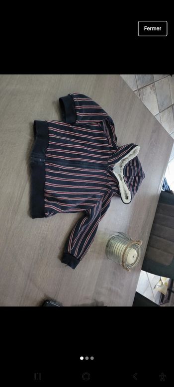 Veste petit bateau