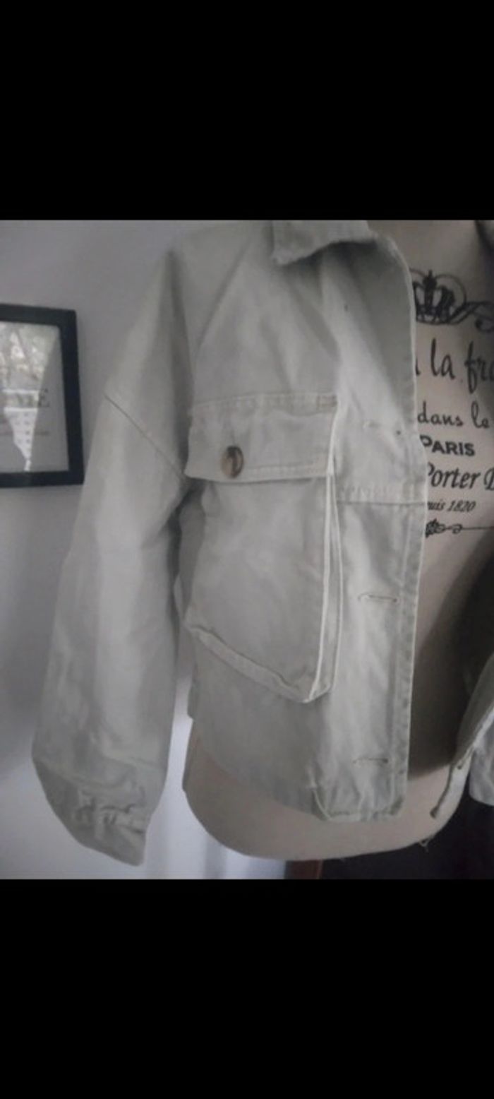 🌸Veste en jean vert d'eau Zara. 69.95€🌸 - photo numéro 5