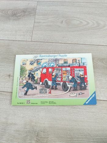 Puzzle 15 pièces " les pompiers"