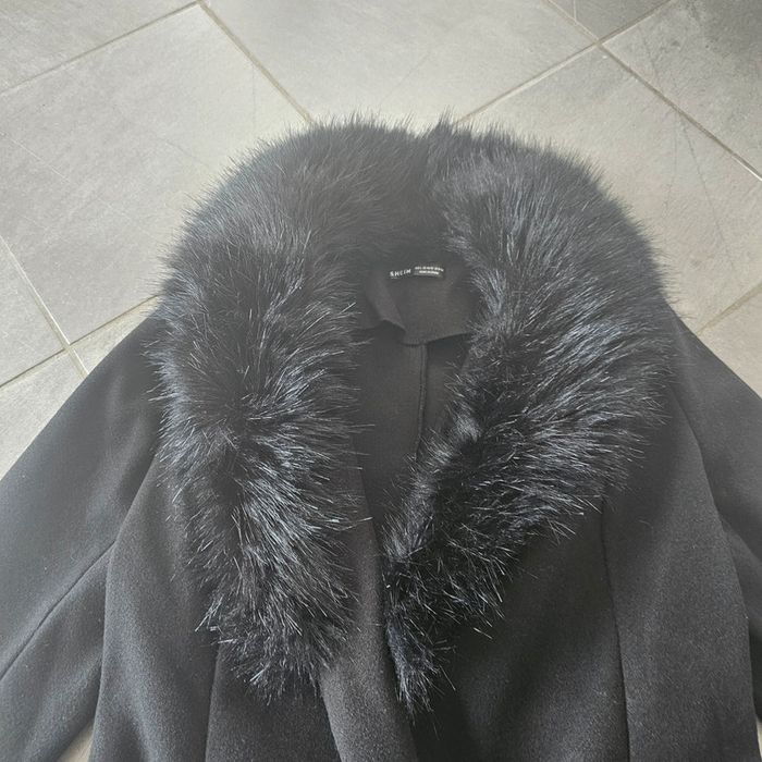 Manteau long fourrure taille L - photo numéro 2