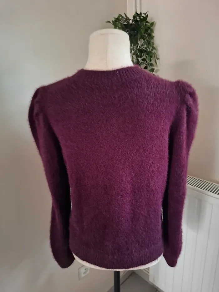 Pull prune doux taille 38 - photo numéro 4