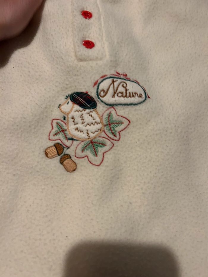 Lot de 2 combinaison polaire taill 9/12 mois - photo numéro 6