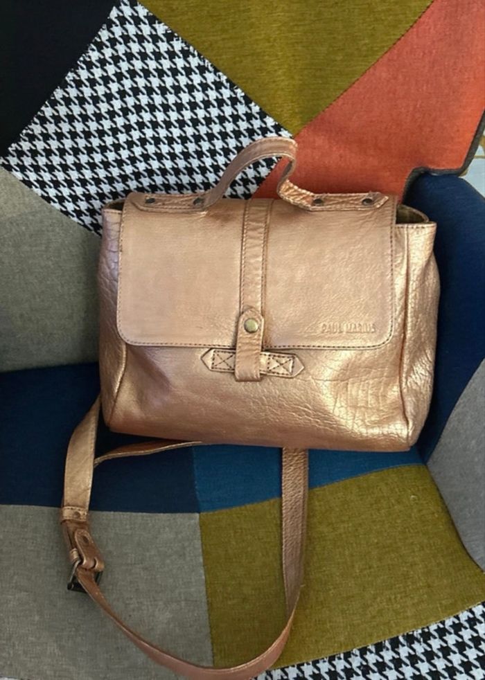 Sac en cuir Paul Marius le corneille doré