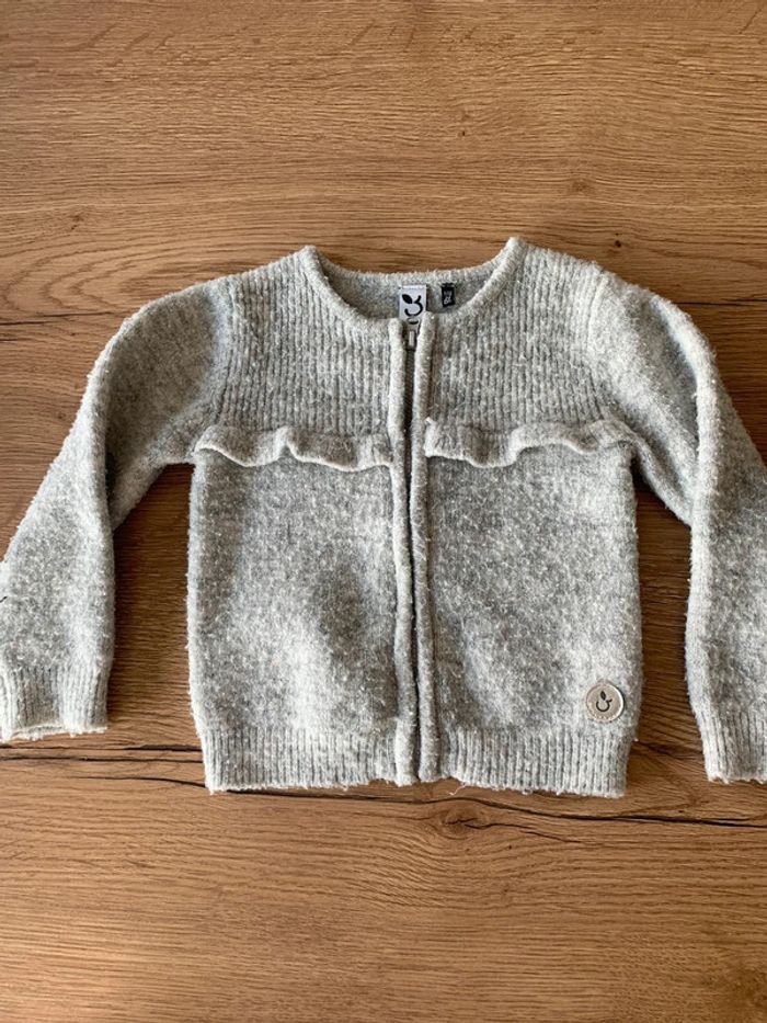 Gilet fille 3 pommes