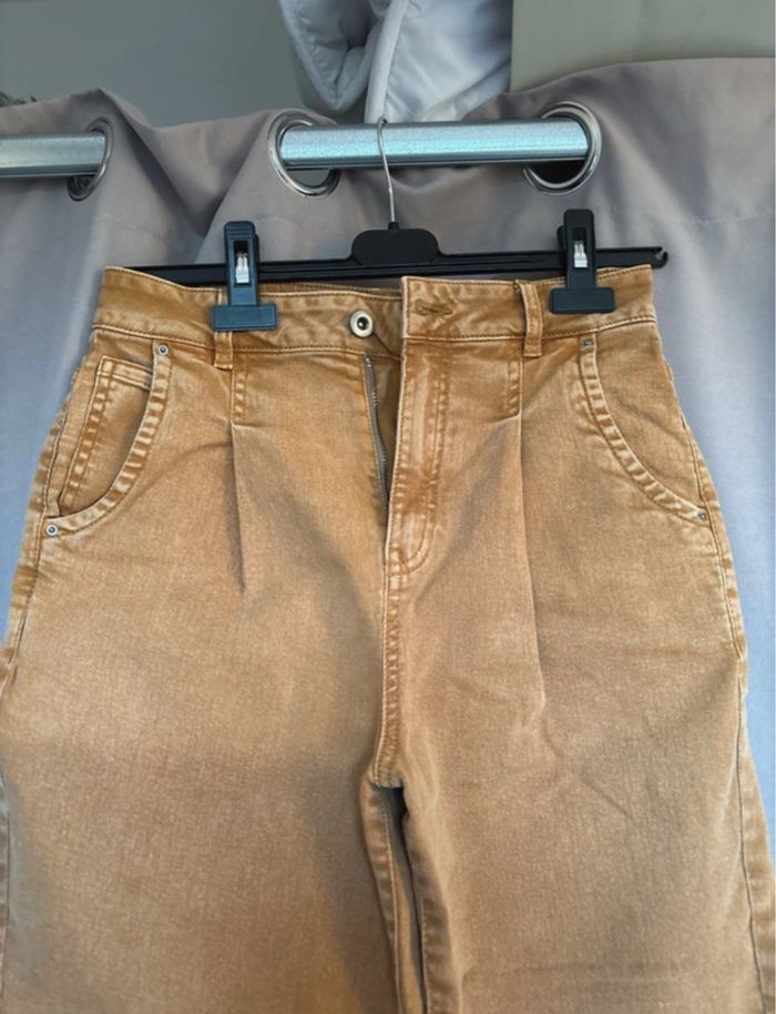 Jean oscar joli couleur moutarde - photo numéro 4