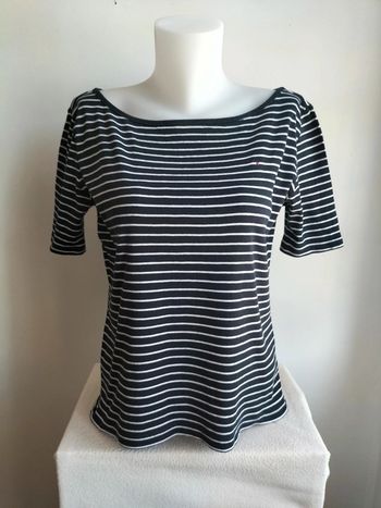 T Shirts Femme Marinière Tommy Hilfiger - M