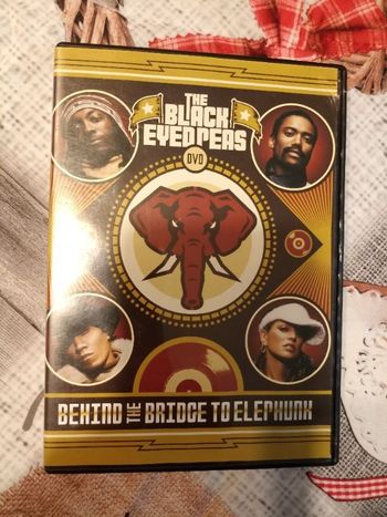 The black eyed pas behind thé bridge to elephunk