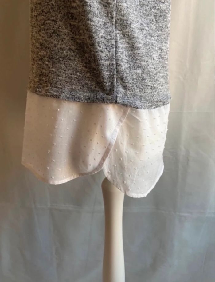 Pull chiné noir et blanc Fashion Express taille 38 / M - photo numéro 4