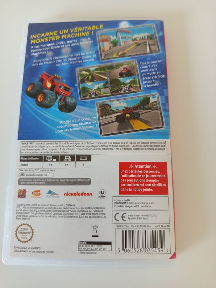 Jeu Switch blaze - photo numéro 2
