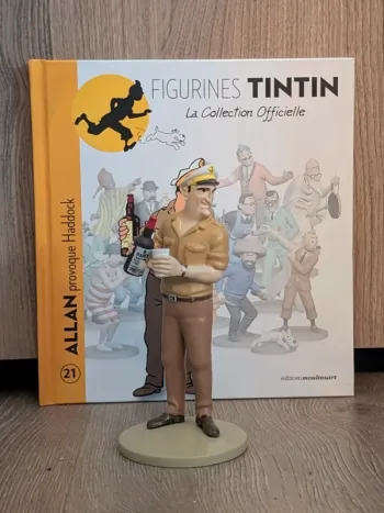 Figurine Tintin - Allan provoque Haddock