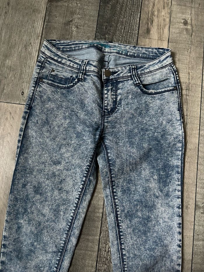 Jean skinny bleu délavé taille 36 - photo numéro 2