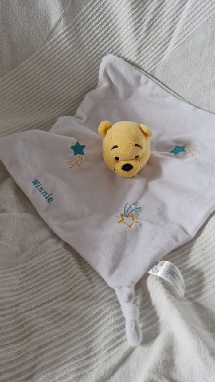 Doudou plat winnie l ourson nicotoy - photo numéro 3