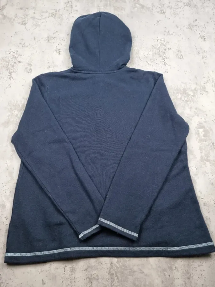 Sweat à capuche boutonné 3/4 Tommy Hilfiger bleu marine XL Femmes - photo numéro 4