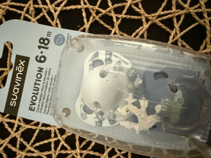 Suavinex Evolution Sutchine avec tétine anatomique en latex, bleue, 6-18 mois, lot de 2 - photo numéro 2