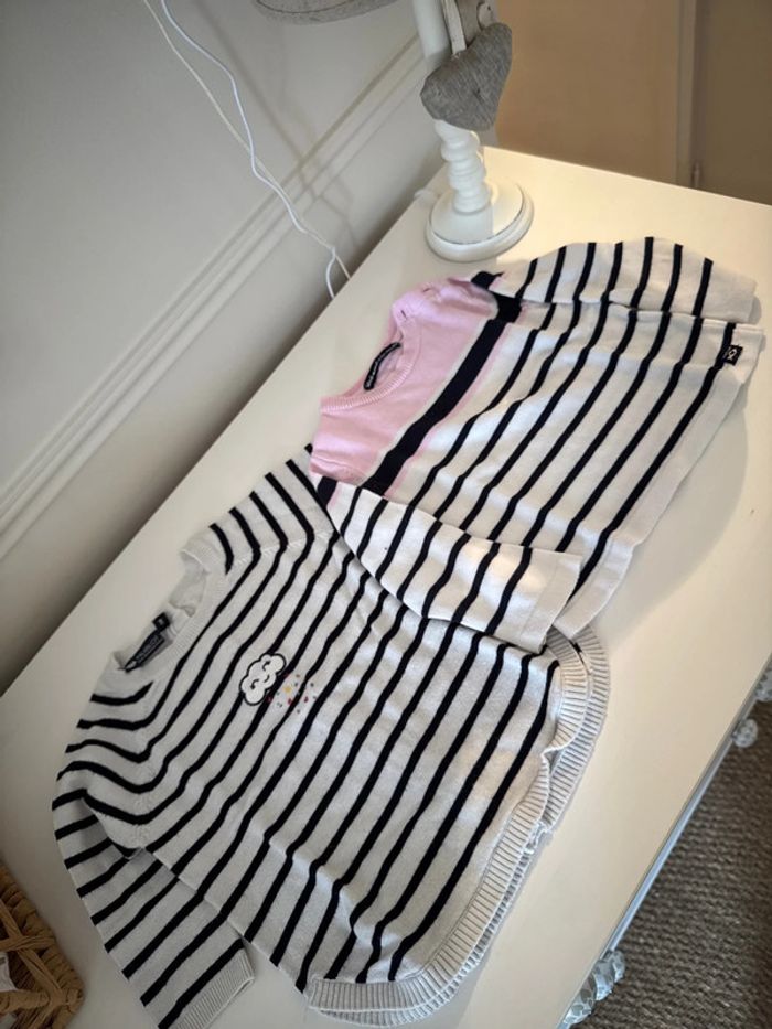 Lot marinière fille 18M