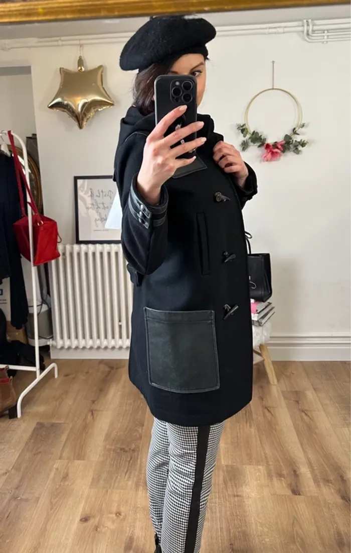 Manteau The Kooples noir taille 36 - photo numéro 2