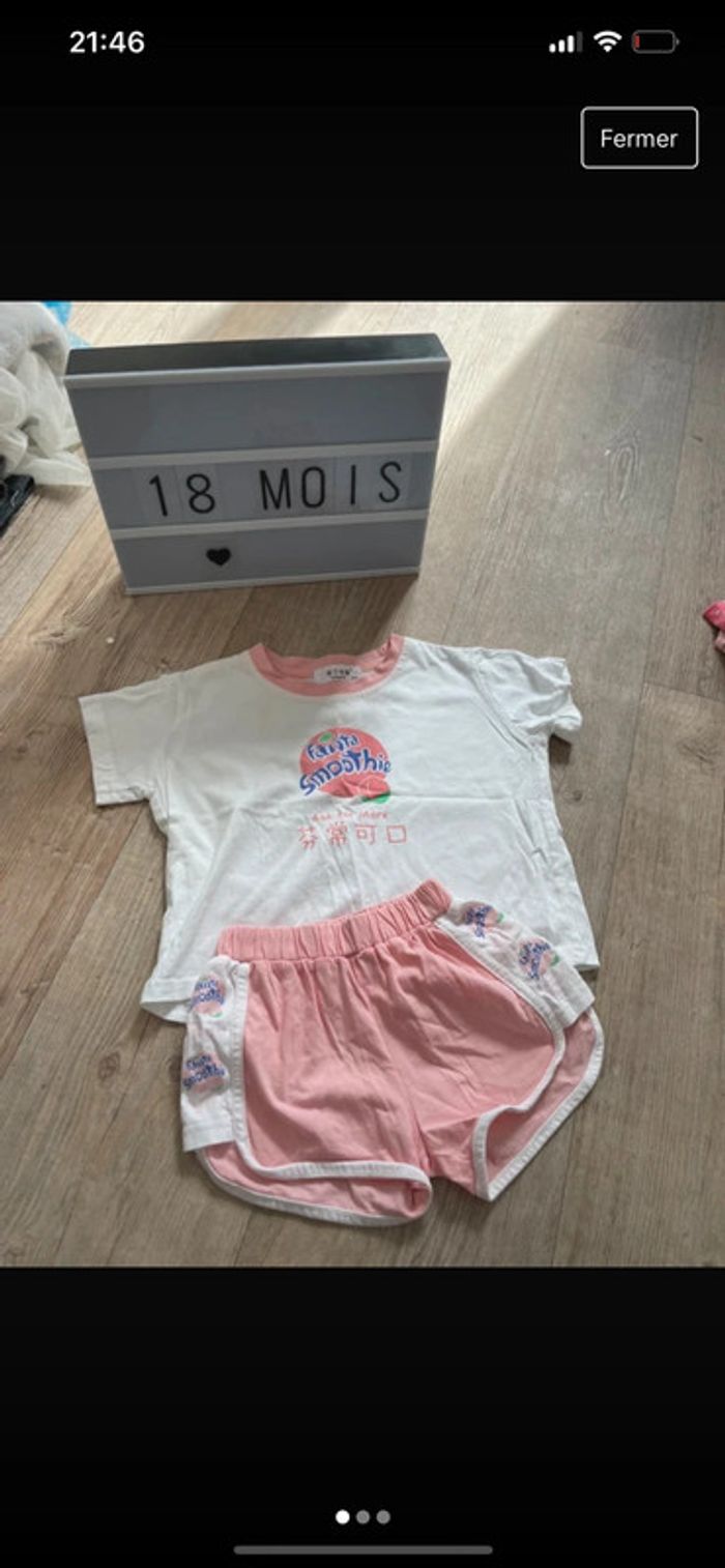 Ensemble bébé fille