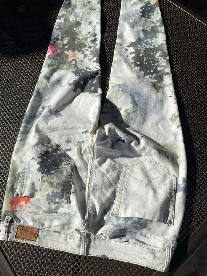 Superbe pantalon stretch imprimé 38 - photo numéro 3