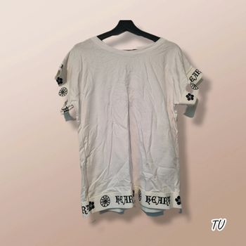 Tshirt blanc avec écriture