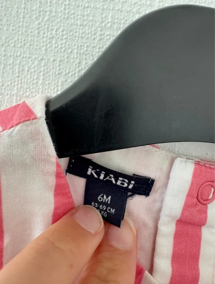 Robe rayé - taille 6 mois 🌸 - photo numéro 2