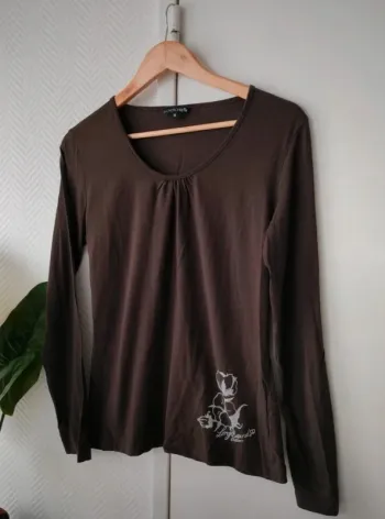 T-shirt marron Longboard taille M