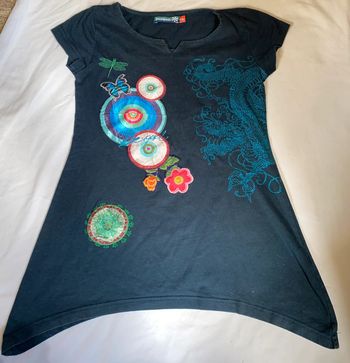 T-shirt tunique desigual 10 ans
