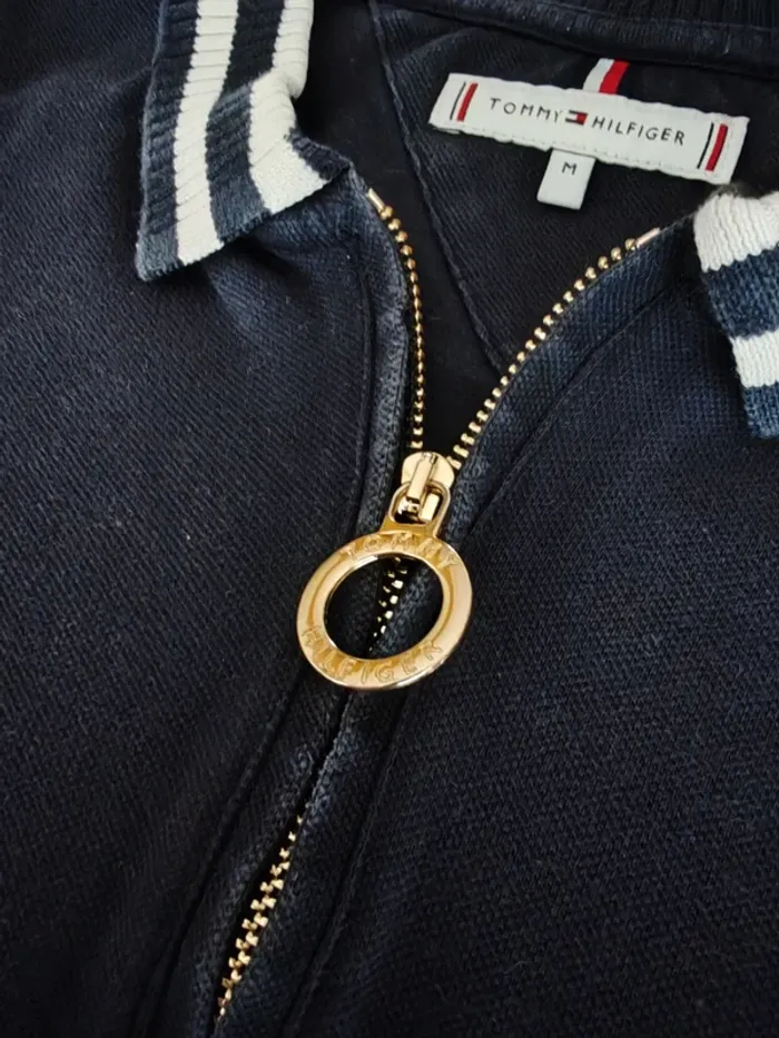 Polo noir tommy Hilfiger femme taille M - photo numéro 2