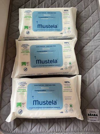 Lingettes Mustela
