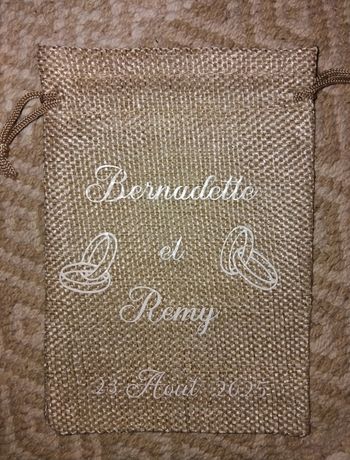 Sachet dragées pour événement 