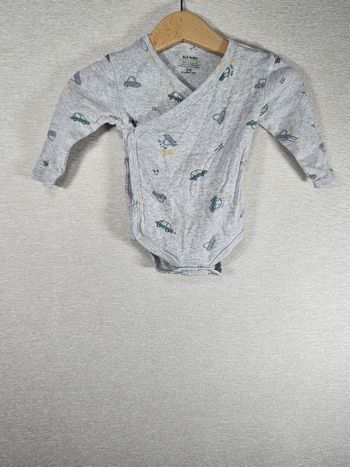 Bodie manche longue voiture kiabi 3 mois