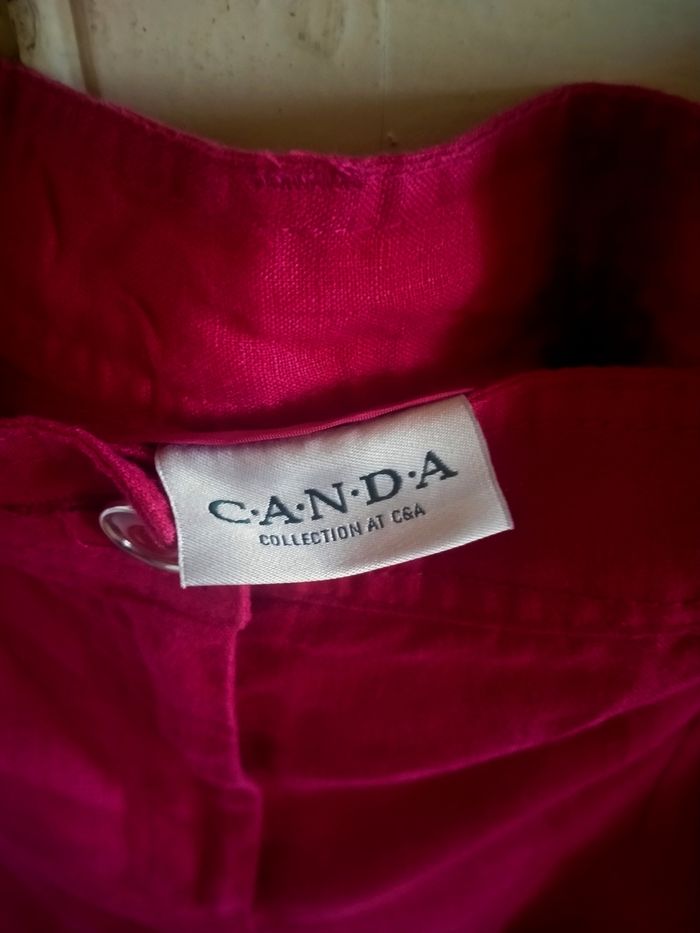 Pantacourt fushia femme/ taille 48 / tres bon état - photo numéro 3