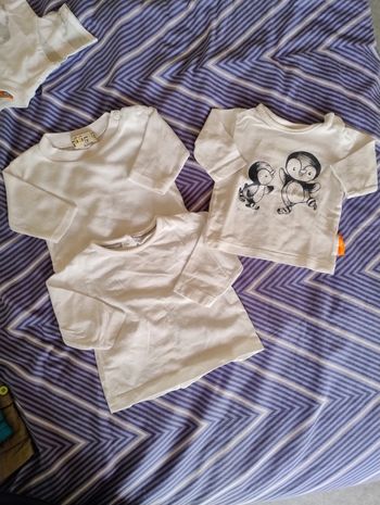 T-shirt manches longues 3 mois