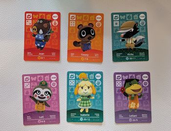 Lot de Cartes Amiibo Animal Crossing 